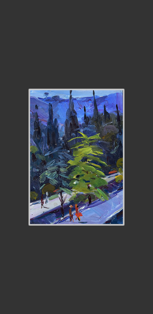 Khosta23 x 16 cm, Oil on Treated Cardboard, 1978-1980