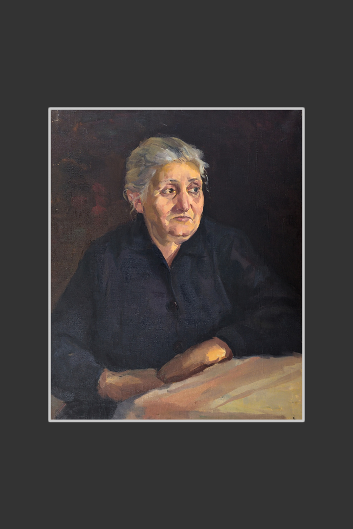 Portrait of the mother63 x 51 cm, Oil on Canvas, 1960-1962
