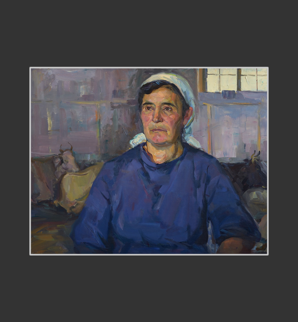 Portrait of a dairymaid62 х 79 cm, Oil on Canvas, 1965