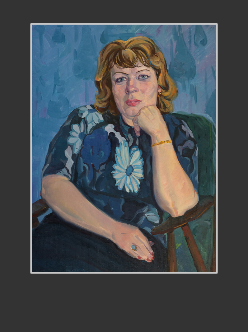 Portrait of a woman80 x 60 cm, Oil on Canvas, 1983-1984