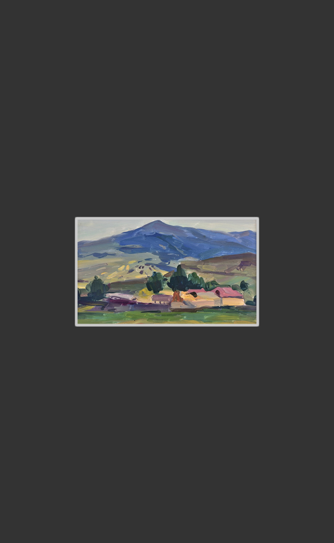 Этюд21 x 35 см, обработанный картон, масло, 1960-1965
