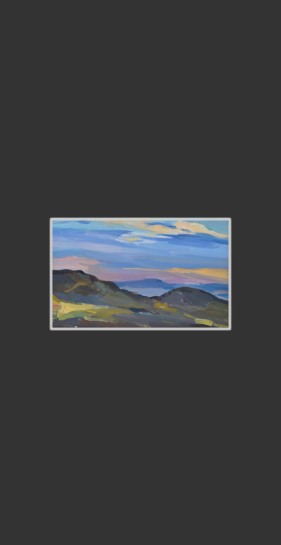 Sketch21 x 35 cm, Oil on Treated Cardboard, 1965-1975