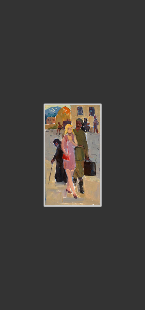 Послевоенный этюд35 x 25 см, картон, масло, 1946-1950